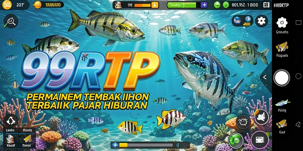 Tampilan gameplay seru di 99RTP saat menangkap ikan.