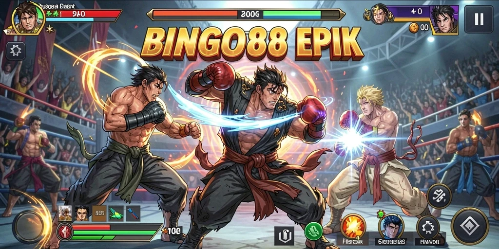 Tampilan aksi seru dalam BINGO188 dengan pertarungan yang intens.