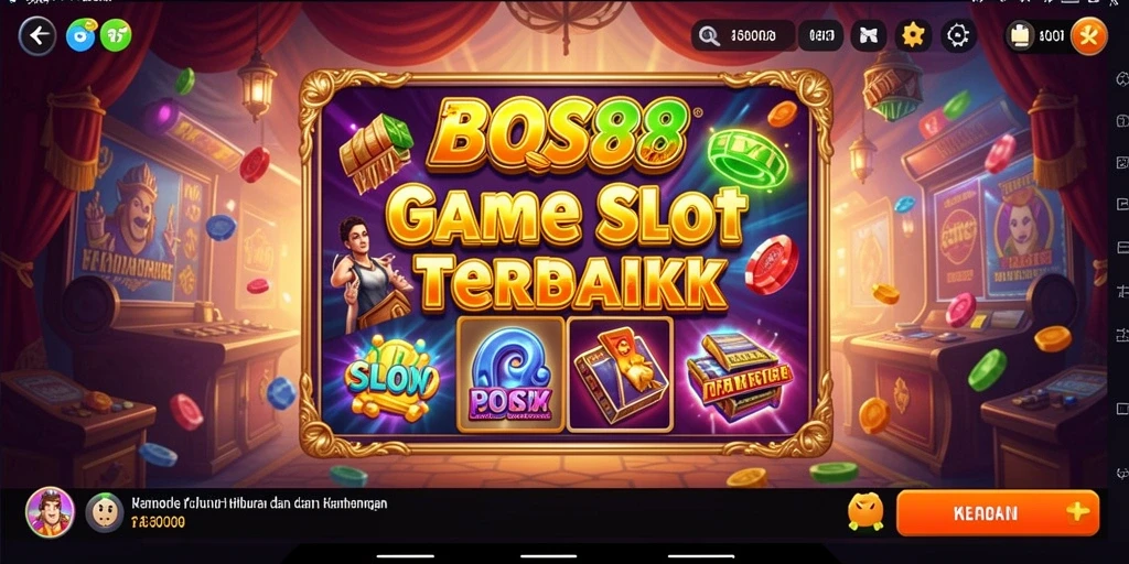 Screenshot permainan <strong>BOS88</strong> menampilkan gameplay slot yang seru.