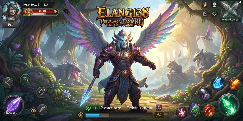 Gameplay RPG seru dengan petualangan dan pertempuran yang mendebarkan.