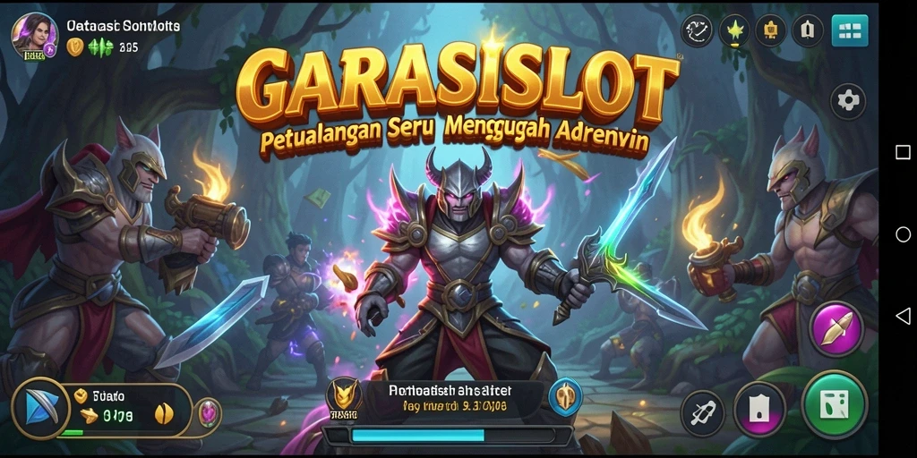 Tangkapan layar gameplay GARASISLOT menampilkan aksi mendebarkan dalam petualangan.