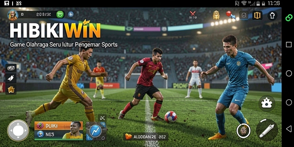 Tampilan gameplay HIBIKIWIN yang seru dan mengasyikkan.