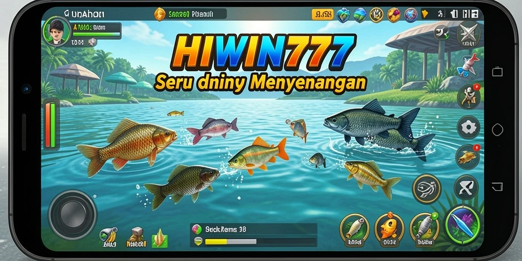 Gameplay HIWIN777 menampilkan pengalaman memancing yang seru dan menantang.