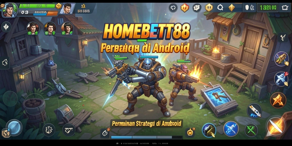 Tampilan gameplay mendebarkan dari HOMEBET88 dengan strategi intens.