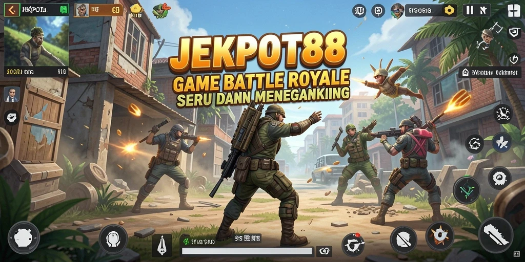 Tampilan seru pertempuran di JEKPOT88 dengan pemain lainnya.