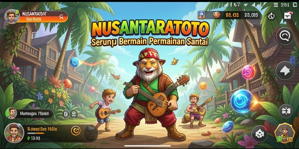 Tampilan gameplay seru NUSANTARATOTO dengan grafik menarik.