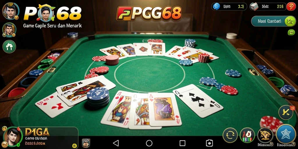 Tampilan gameplay PGG68 yang menarik dan seru.