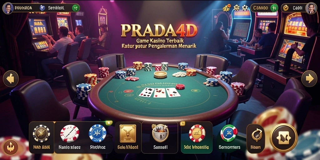Tampilan menarik dalam permainan Kasino PRADA4D yang menghibur.