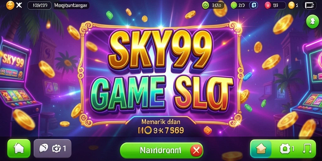 Tampilan menarik dari gameplay Slot di SKY99.