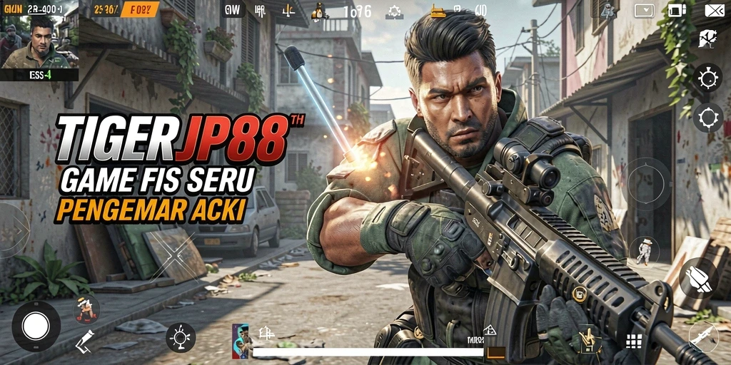 Screenshot dari gameplay intens di TIGERJP88 menunjukkan aksi pertempuran menegangkan.