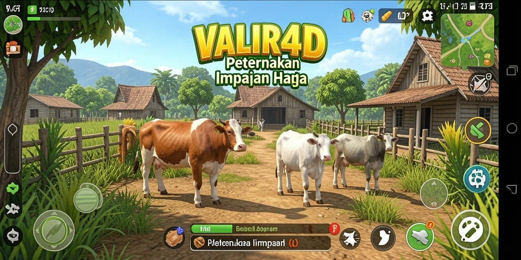 Tampilan gameplay menarik dalam VALIR4D yang memanjakan mata.